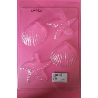 CHOC MOULD SEA SHELLS LARGE