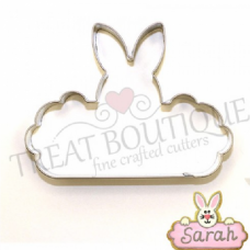 COOKIE CUTTER BUNNY PLAQUE 9X12CM