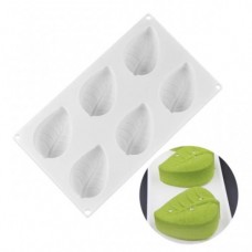 SILICONE MOULD LEAVES 6 CAVITY