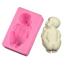 FONDANT MOULD BABY LARGE PINK