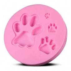 FONDANT MOULD PAWS PINK