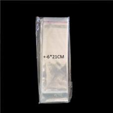 PVC PLASTIC 6*21CM +-100'S