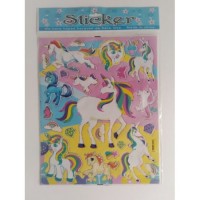 P/STICKERS UNICORN A4