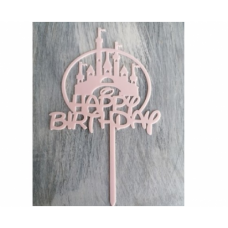 C/TOPPER HBD DISNEY PINK