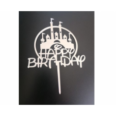 C/TOPPER HBD DISNEY SILVER