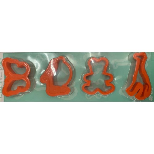 COOKIE CUTTER AMINAL 4 PC COOKIE CUTTER AMINAL 4 PC