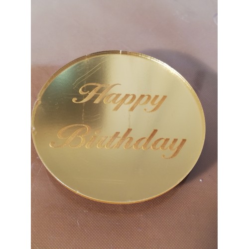 BADGE TOPPER HBD GOLD BADGE TOPPER HBD GOLD