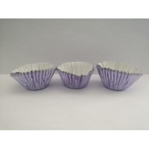 COOKIE CUPS FOIL LIGHT PURPLE 60'S 4CM COOKIE CUPS FOIL LIGHT PURPLE 60'S 4CM