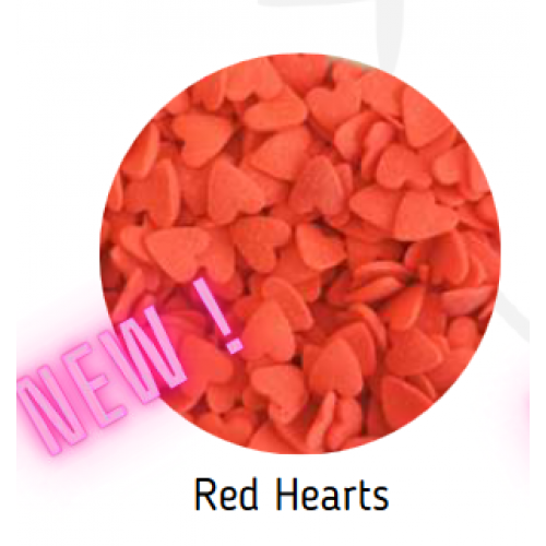 SPRINKLES RED HEARTS 50ML SPRINKLES RED HEARTS 50ML