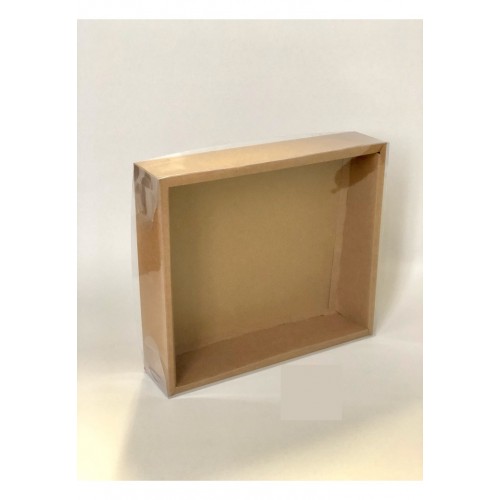 BOX LARGE COOKIE KRAFT 216x250x60MM BOX LARGE COOKIE KRAFT 216x250x60MM