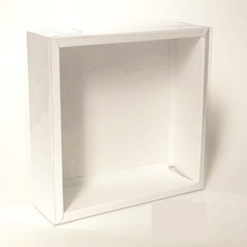 BOX SQUARE COOKIE WHITE 190x190x60MM BOX SQUARE COOKIE WHITE 190x190x60MM