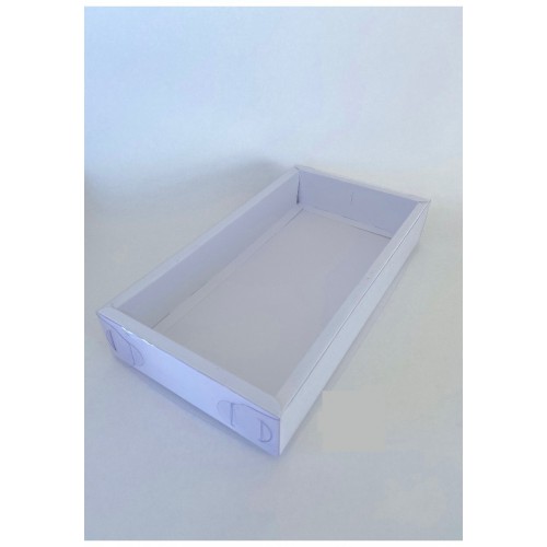 BOX SNACK PLATTER WHITE 316x170x50MM BOX SNACK PLATTER WHITE 316x170x50MM