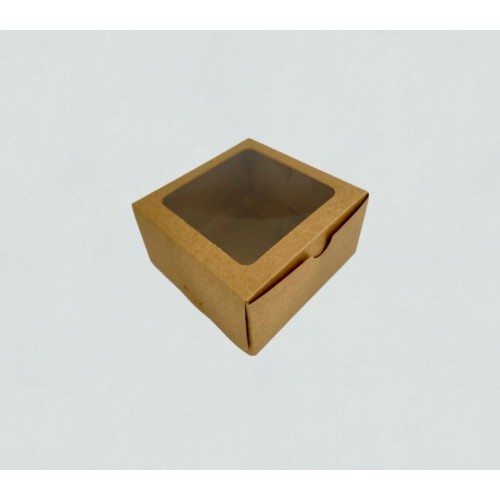 BOX CUPCAKE KRAFT WINDOW 1'S BOX CUPCAKE KRAFT WINDOW 1'S