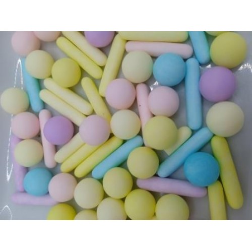 SPRINKLES RODS SHAPES PASTEL MIX 50ML SPRINKLES RODS SHAPES PASTEL MIX 50ML