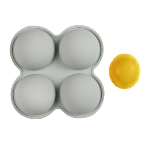 SILICONE MOULD ROUND 4 CUP 7.5CM SILICONE MOULD ROUND 4 CUP 7.5CM