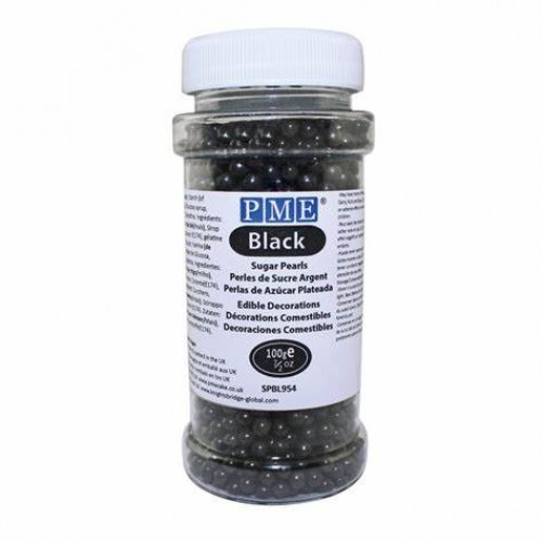 PEARLS SUGAR LARGE BLACK 90G PEARLS SUGAR LARGE BLACK 90G