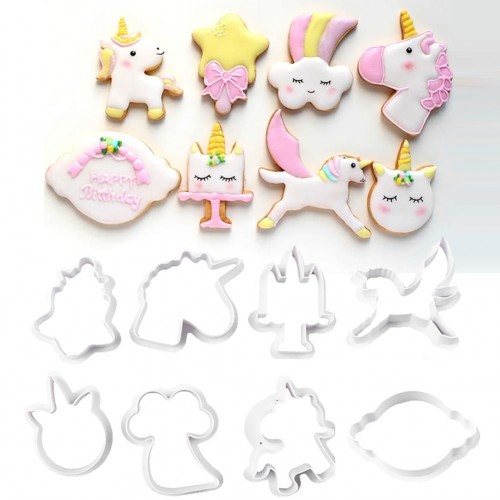 COOKIE CUTTER SET UNICORN 8PCS COOKIE CUTTER SET UNICORN 8PCS