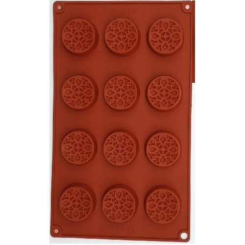 SILICONE MOULD ROUND FILIGEE SILICONE MOULD ROUND FILIGEE