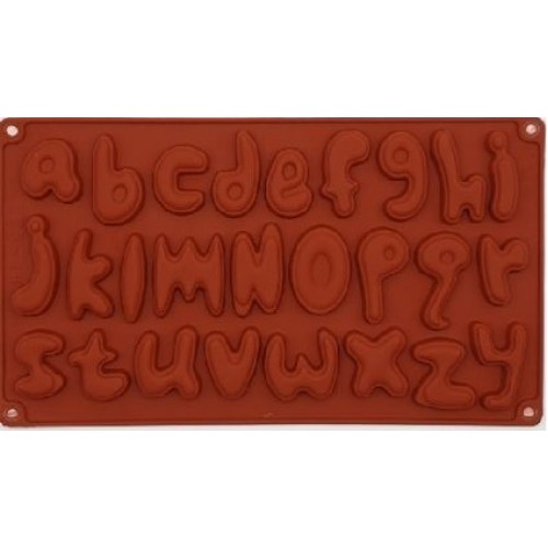 SILICONE MOULD ALPHABET SLANTING SILICONE MOULD ALPHABET SLANTING