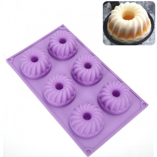SILICONE MOULD MINI BUNTS 6'S SILICONE MOULD MINI BUNTS 6'S